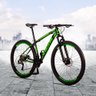 Bicicleta Vega Aro 29 Quadro 15 Alumínio 27v Shimano Altus Freio Mecânico Preto Verde - Spaceline - 2