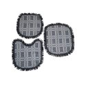 Ver imagem 4 de Tapete de Banheiro Jogo 3 Peças: Azul Marinho Luxo