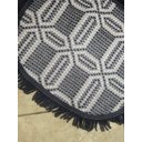 Ver imagem 2 de Tapete de Banheiro Jogo 3 Peças: Azul Marinho Luxo