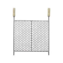 Grelha Inox 50x40 Moeda Perfil Galvanizado - 1