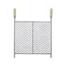 Grelha Inox 50x40 Moeda Perfil Galvanizado - 1