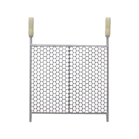 Grelha Inox 50x40 Moeda Perfil Galvanizado