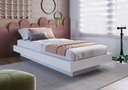 Ver imagem 1 de Cama de Solteiro Flutuante 92cm X 192cm para Quarto Cor:branco