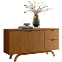 Ver imagem 5 de Aparador Buffet para Sala de Jantar 2 Portas 2 Gavetas Vicky N01 Ypê - Lyam Decor
