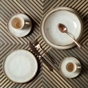 Ver imagem 3 de Conjunto de Xícara de Chá com Pires Bio Raio 06 Peças Cerâmica Stoneware Porto Brasil