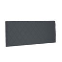 Ver imagem 1 de Cabeceira Painel Dubai Para Cama Box Queen 160 cm Suede - D’Rossi - Cinza