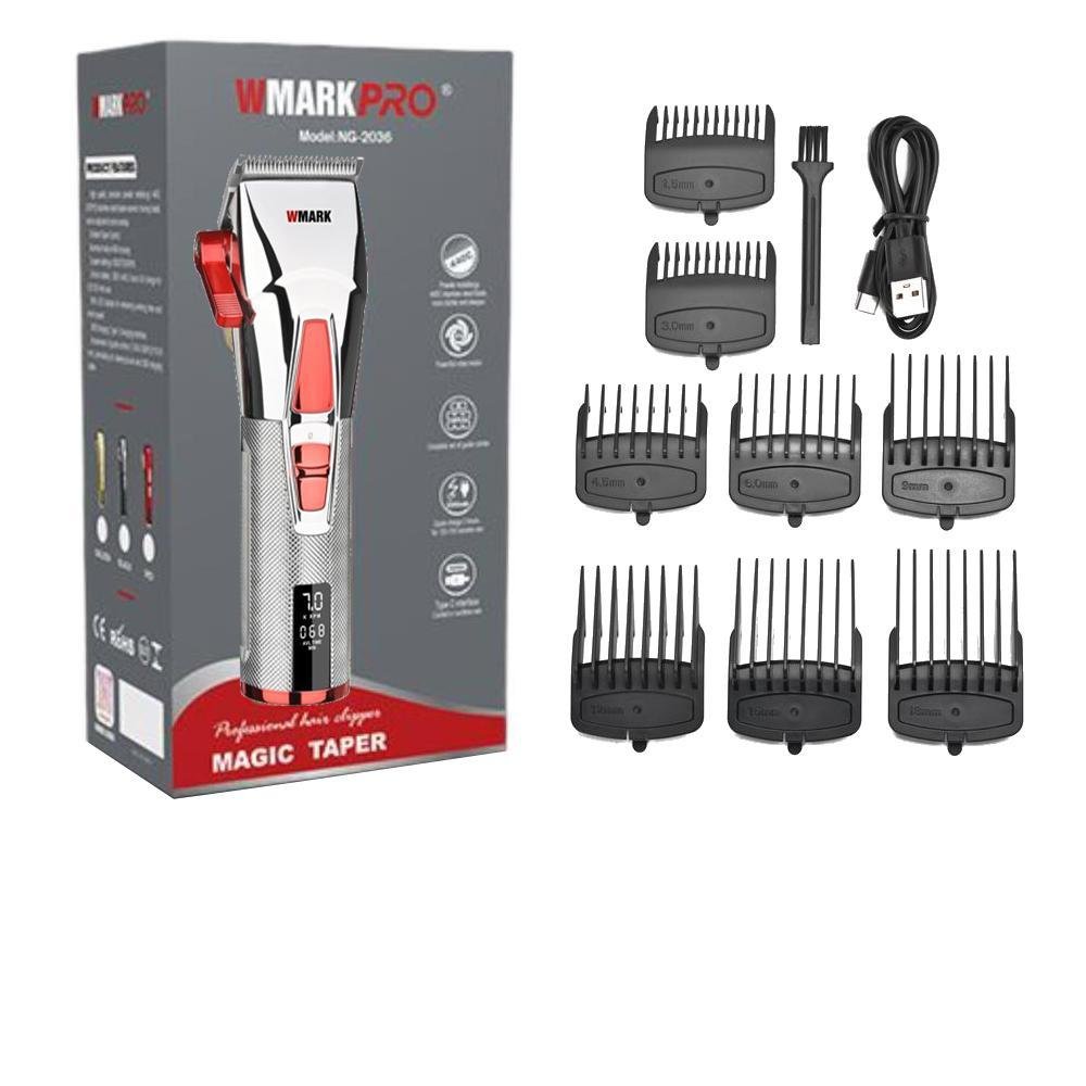 Maquina de Cortar Cabelo Wmark Ng 2036 Display Profissional - 4