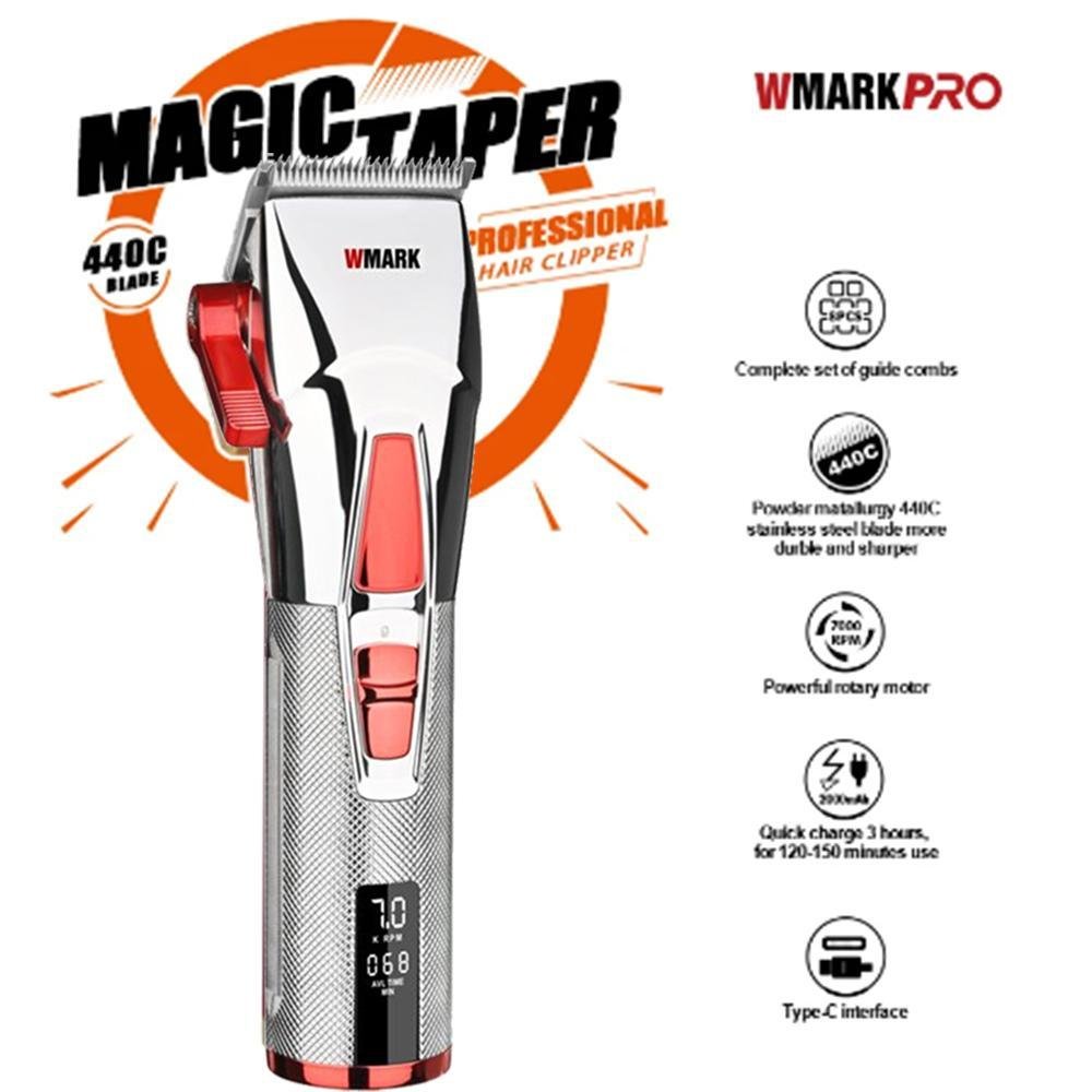 Maquina de Cortar Cabelo Wmark Ng 2036 Display Profissional - 3