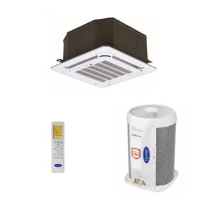 Ar-Condicionado Split Cassete 4 Vias Inverter Carrier 18.000 BTUs Quente/Frio 220V Monofásico