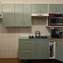 Ver imagem 2 de Revestimento P/ Móveis Jateado Verde Frosty Fosco Adesivo Vinílico Decorativo Jateado Verde Oliva