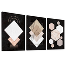 Ver imagem 1 de Quadro Decorativo Abstrato Formas na Cerâmica
