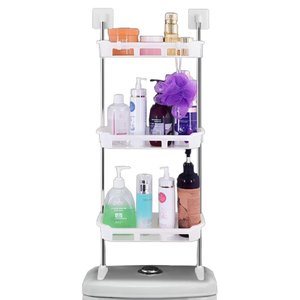Rack Estante Organizador 3 Prateleiras Inox Banheiro e Casa