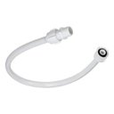 Ver imagem 1 de Engate de Pvc Flexível Mangueira para Descarga 40 Cm Branco | Utilimix