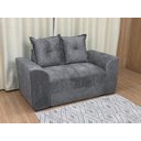 Ver imagem 2 de Sofá 2 Lugares Cinza 605 Porto