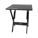 Ver imagem 1 de Mesa Dobrável 70x70 Madeira Personalizada Jack Preta - Cor: Preto