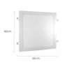 Luminaria Plafon Led Embutir 48w 6000k Quadrada Lumier - 2