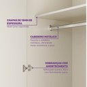 Ver imagem 7 de Quarto Juvenil Completo Bicama Solteiro e Guarda Roupa Ananda Casatema MadeiraOriginals Bege/Off White/Mel