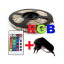 Ver imagem 1 de Fita Led Rgb 5050 5m 16 Cores + Fonte + Controle