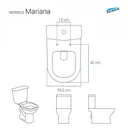 Ver imagem 5 de Assento Sanitário em MDF Mariana Branco para bacia Icasa