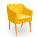 Ver imagem 5 de Kit com 2 Cadeiras Poltrona para Sala Moderna e Confortável Mila Suede