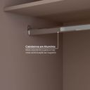 Ver imagem 6 de Guarda Roupa Modulado 100% MDF 1 Porta Orion CabeCasa MadeiraOriginals Marrom