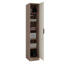 Ver imagem 5 de Guarda Roupa Modulado 100% MDF 1 Porta Orion CabeCasa MadeiraOriginals Marrom