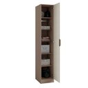 Ver imagem 5 de Guarda Roupa Planejado 100% MDF 1 Porta Orion CabeCasa MadeiraOriginals Marrom
