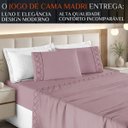 Ver imagem 2 de Conjunto Casal Queen Size Madri Algodão Toque Super Macio
