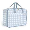 Ver imagem 1 de Mala Bordo Vichy Azul Just Baby Mala Maternidade