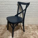 Ver imagem 3 de Cadeira X Madeira Maciça:preto