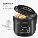 Ver imagem 4 de Panela Elétrica de Arroz Mondial Top View 10X Pe-30-10x 700W Preto Tampa com Visor Antiaderente