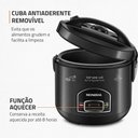 Ver imagem 7 de Panela Elétrica de Arroz Mondial Top View 10X Pe-30-10x 700W Preto Tampa com Visor Antiaderente