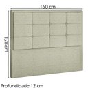 Ver imagem 4 de Cabeceira Queen 160 cm Lhots Linho SL 76 Peer