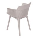 Ver imagem 3 de Kit 4 Cadeiras Mena Marcela Montreal Or Design Almofada em Pu Fendi Estrutura em Polipropileno