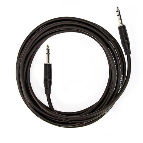 Cabo P10 para P10 Estereo Amphenol Black - 3 Metros