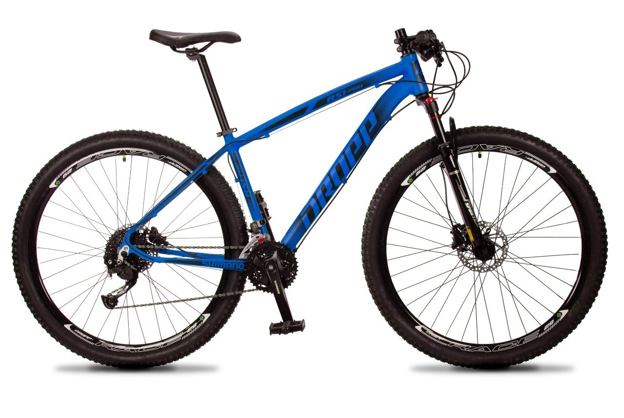 Bicicleta 29 Dropp Rs1-Pro 27V Kit Shimano Alivio/Altus Suspensão com Trava e Freio Hidráulico - 15 - - 1