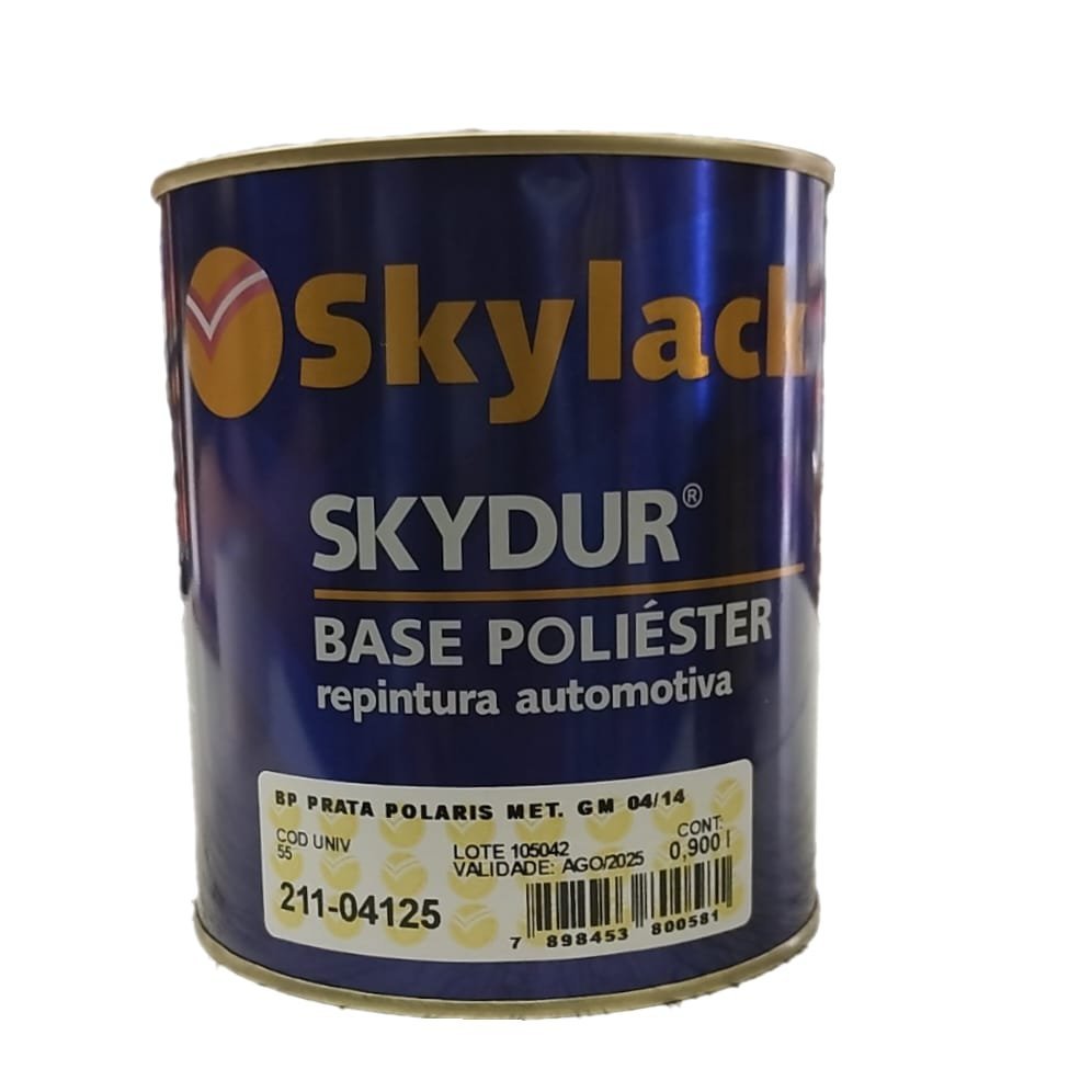 TINTA BASE POLIÉSTER PRATA POLARIS 900NL SKY