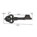 Ver imagem 2 de Chave Decorativa Rústica Antiga Enfeite Em Ferro Nº 02 26Cm