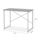 Ver imagem 3 de Escrivaninha Industrial Miami Steel 76cm Klm Móveis