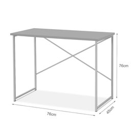 Escrivaninha Industrial Miami Steel 76cm Klm Móveis - 3