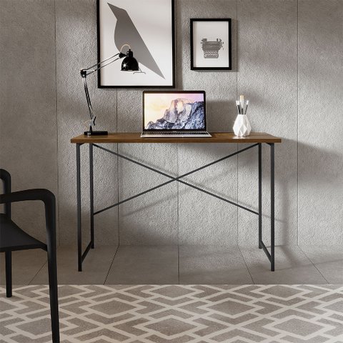 Escrivaninha Industrial Miami Steel 76cm Klm Móveis