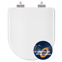 Ver imagem 2 de Assento Sanitário Poliéster Antibacteriano Soft Close Stillo Branco para Vaso Docol