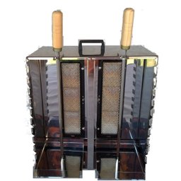 Churrasqueira para 20 Espetinhos a Gás em Aço Inox - 2