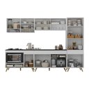 Ver imagem 5 de Cozinha Completa C/balcão para Cooktop Veneza Mp2267 Multimóveis + Brinde Jogo de Panelas Tramontina