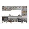 Cozinha Completa C/balcão para Cooktop Veneza Mp2267 Multimóveis + Brinde Jogo de Panelas Tramontina - 5