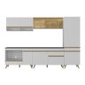 Cozinha Completa C/balcão para Cooktop Veneza Mp2267 Multimóveis + Brinde Jogo de Panelas Tramontina - 6