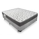 Ver imagem 1 de Cama Box Casal Suede + Colchão de Espuma D33 - Sereneprime - 138cm Cinza