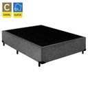 Ver imagem 2 de Cama Box Casal Suede + Colchão de Espuma D33 - Sereneprime - 138cm Cinza
