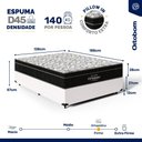 Ver imagem 4 de Cama Box com Colchão de Espuma D45 Ortobom Airtech Ortopillow 150 Casal 138cm
