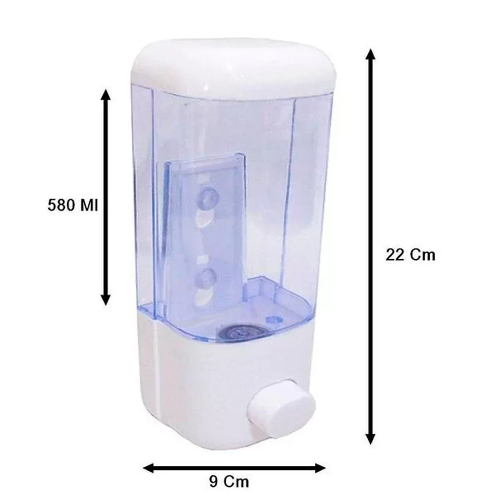 Dispenser de Parede para Sabonete/álcool em Gel 580ml - 3